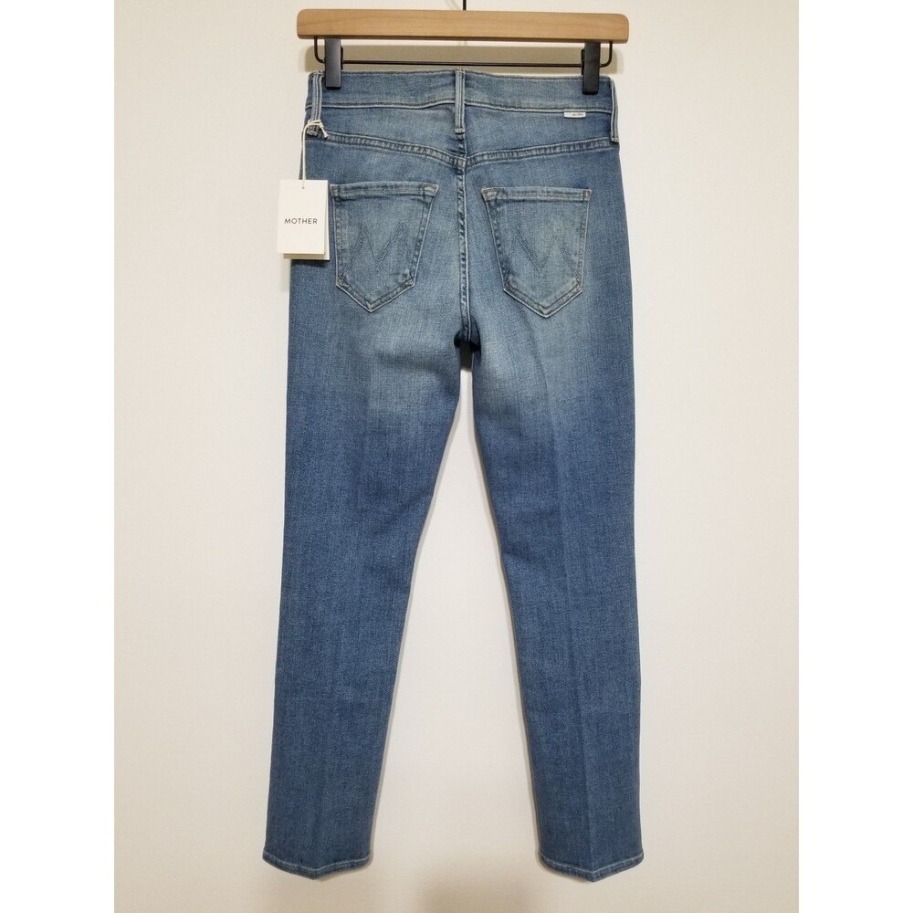 MOTHER The Dazzler Ankle Straight Jeans Camp Expert Light Wash NWT Size 24 25 - Picture 6 of 15